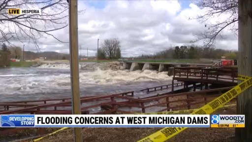 Concerns over flooding rise around West Michigan dams – WOODTV.com
