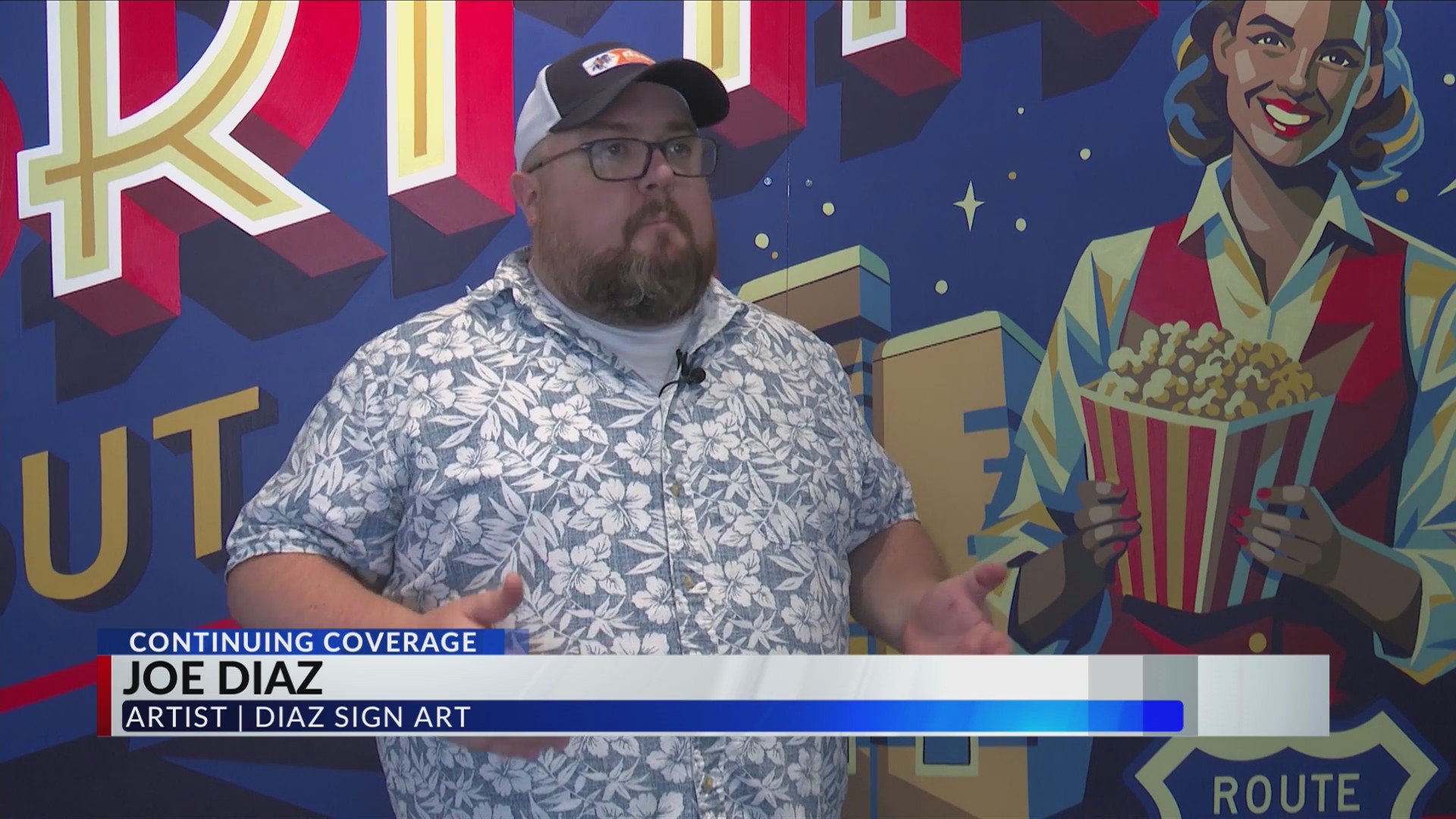 Vibrant mural in Normal, IL marks Route 66 centennial