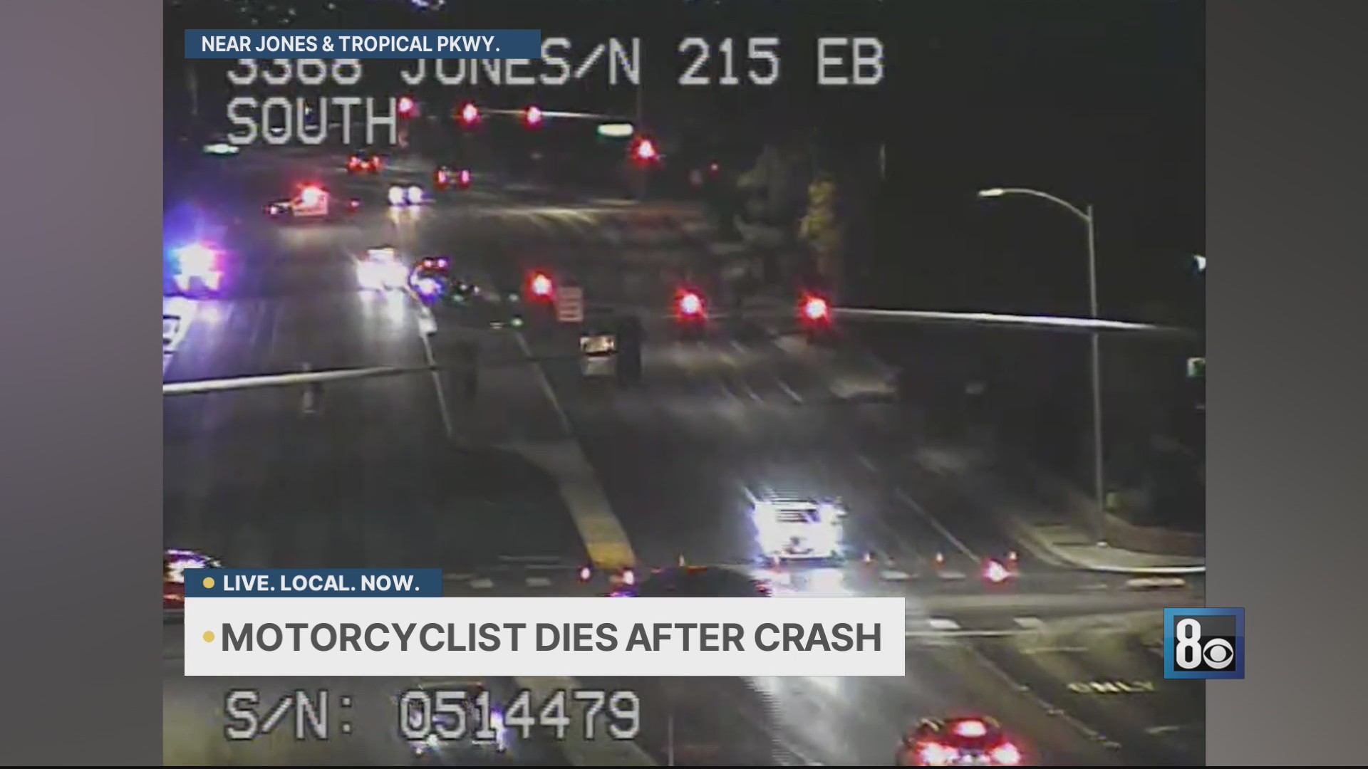Las Vegas motorcyclist killed in high-speed crash near Jones, Tropical ...
