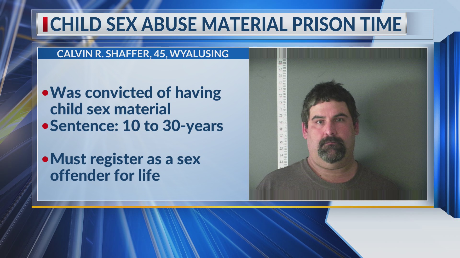 Wyalusing man sentenced for possessing child sex abuse materials – WETM ...