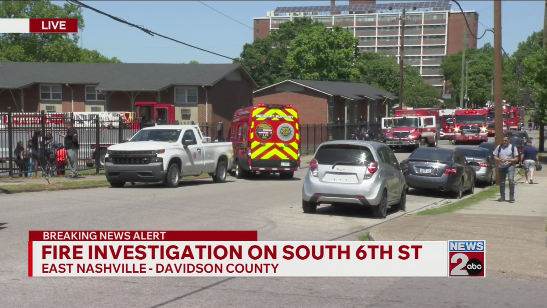 Fire reported on South 6th Street in East Nashville – WKRN News 2