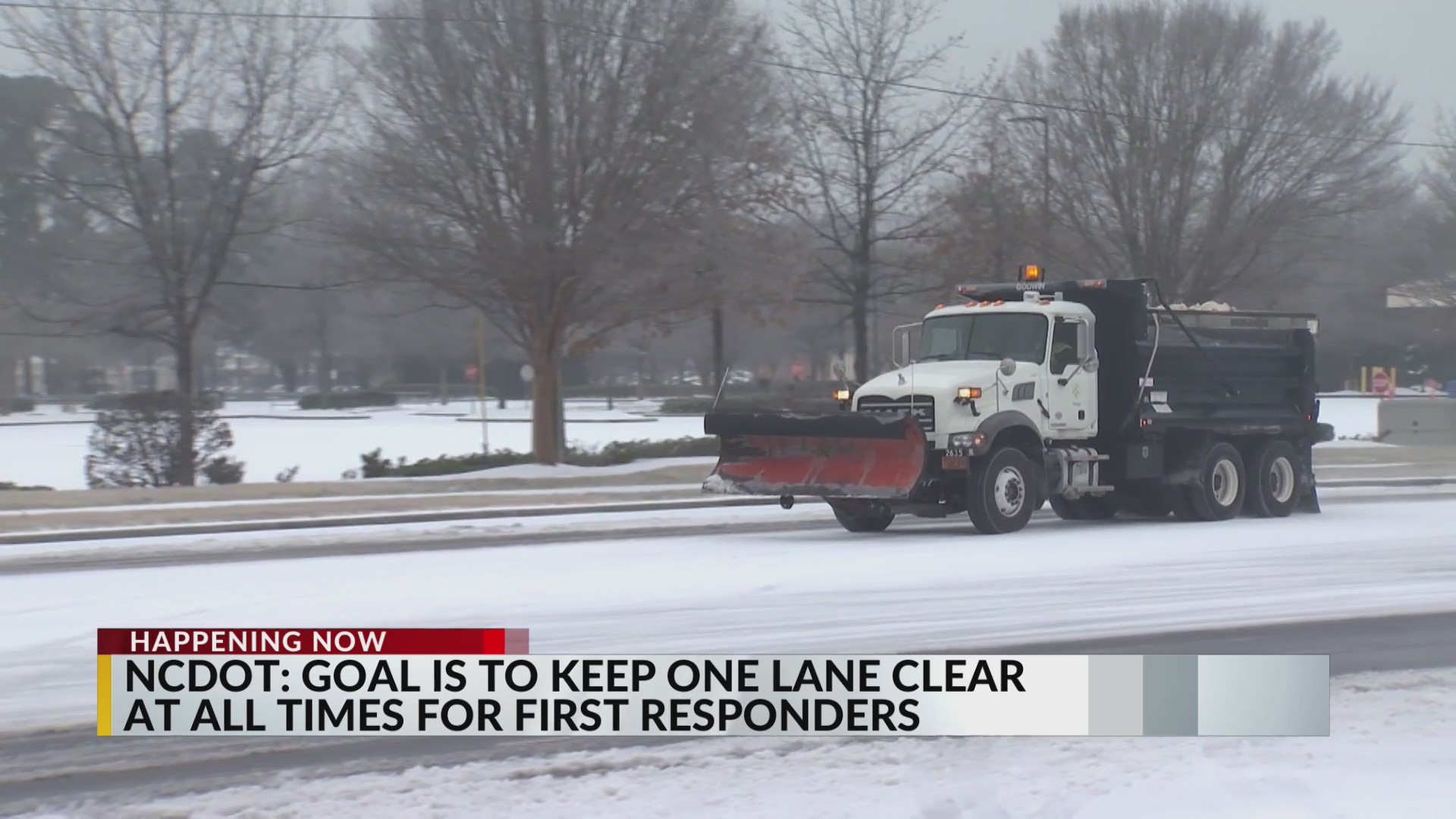 Crews treating central NC roads ahead of possible snow – CBS17.com