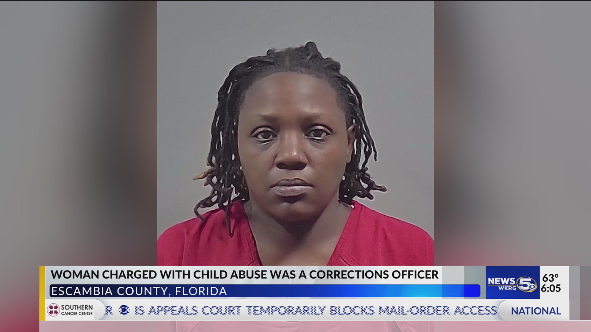 Woman charged with child abuse was a corrections officer – WKRG News 5