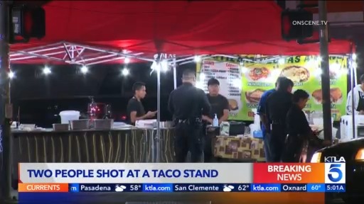 Taco stand workers shot during robbery attempt in Los Angeles – KTLA