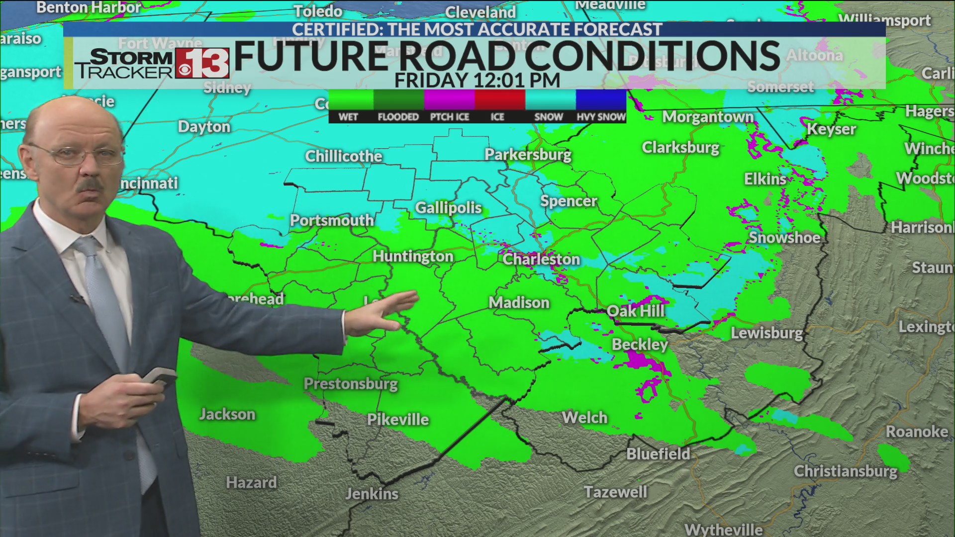 Friday (Feb 6) snow info as of Thursday afternoon (Feb 7) – WOWK 13 News