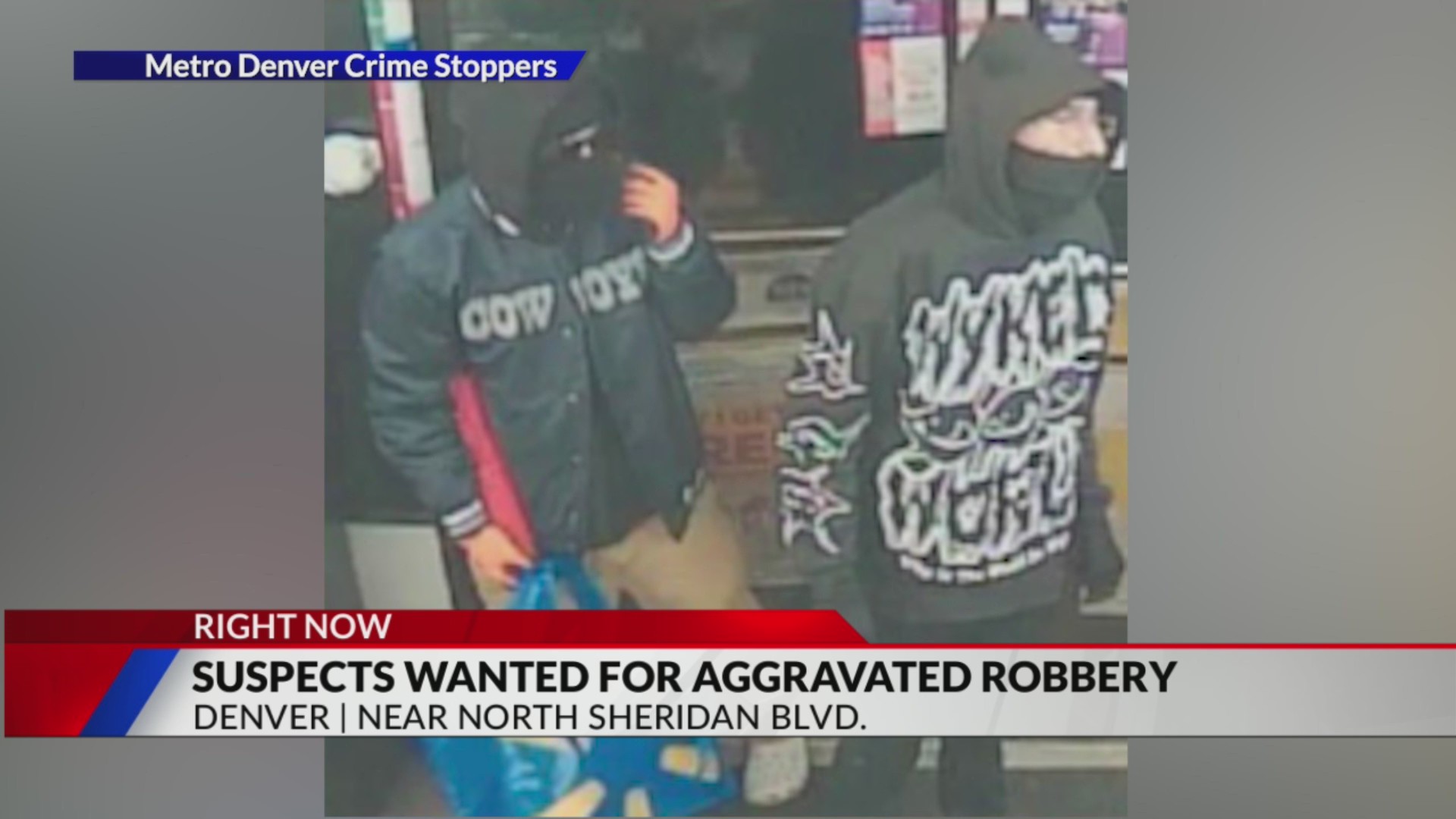 Suspects wanted for aggravated robbery – FOX31 Denver