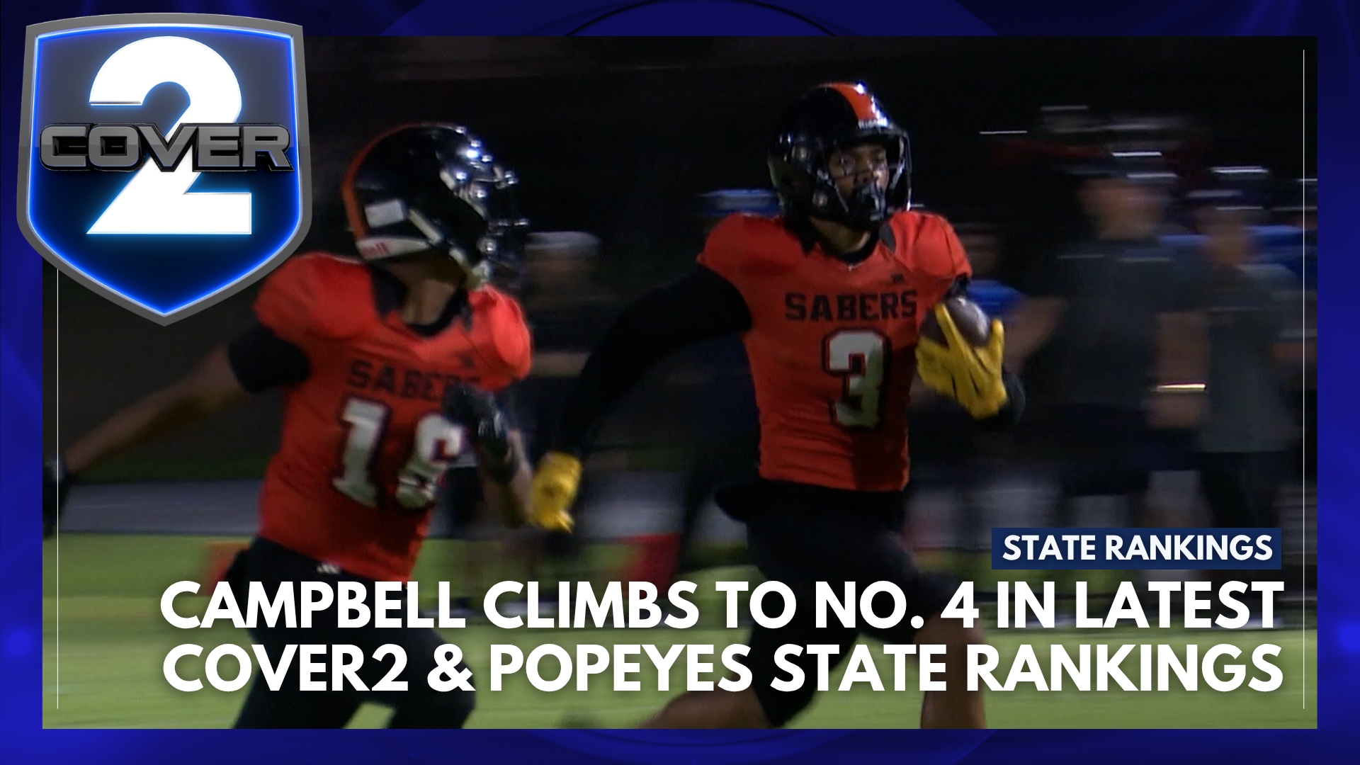 Campbell climbs to No. 4 in latest Cover2 & Popeyes State Rankings