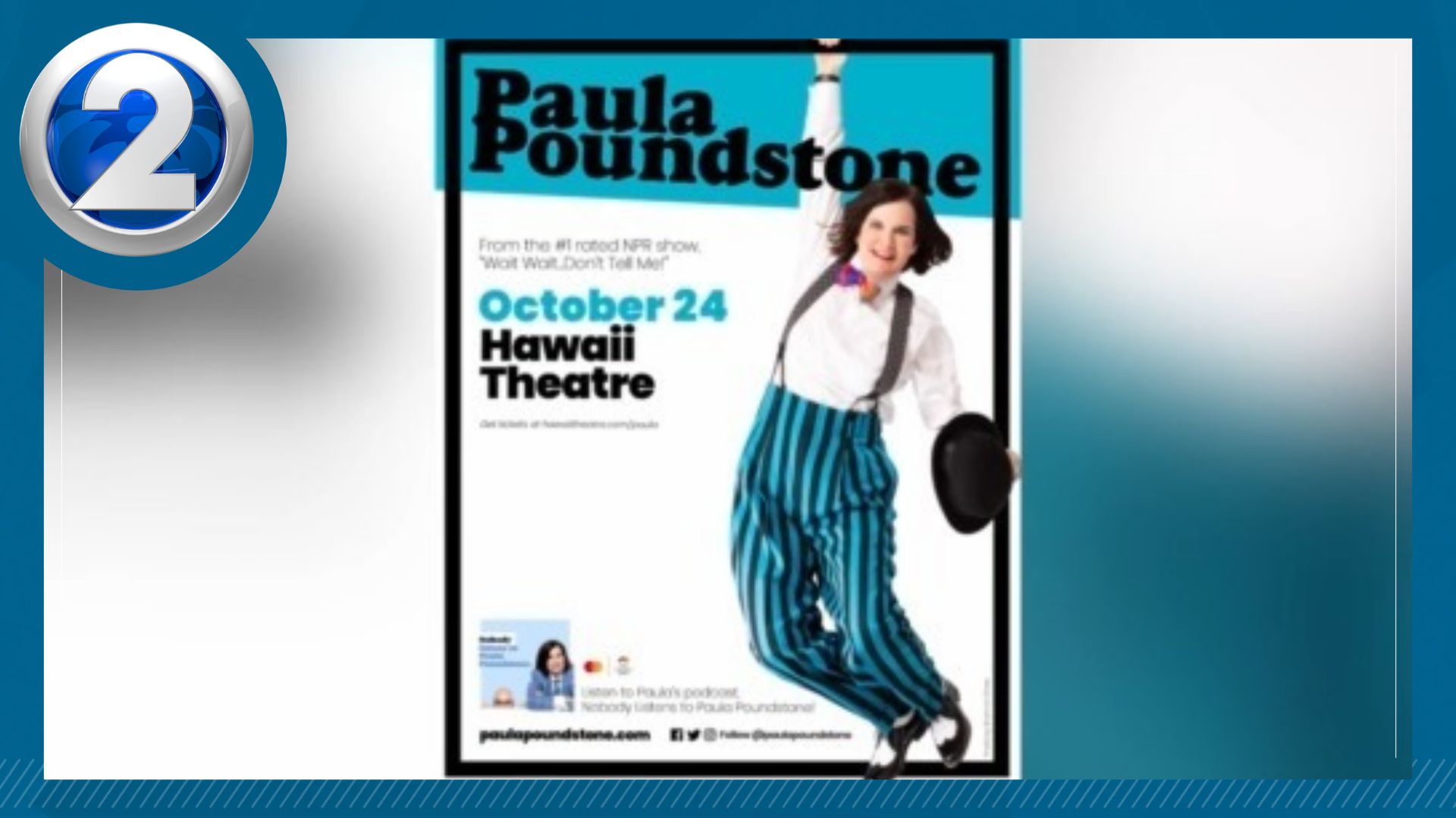 Iconic comedian Paula Poundstone at the Hawai’i Theatre – KHON2
