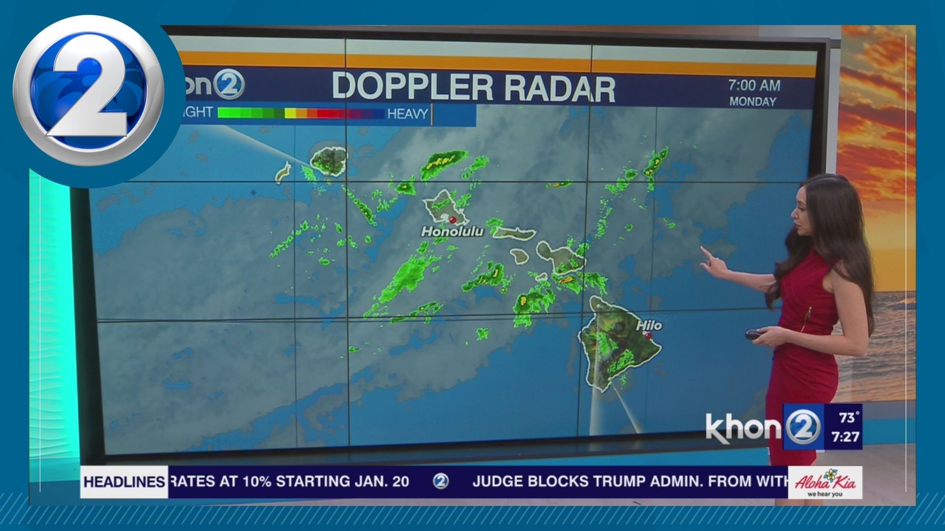 Cold Front pushing in to easterly islands later today – KHON2