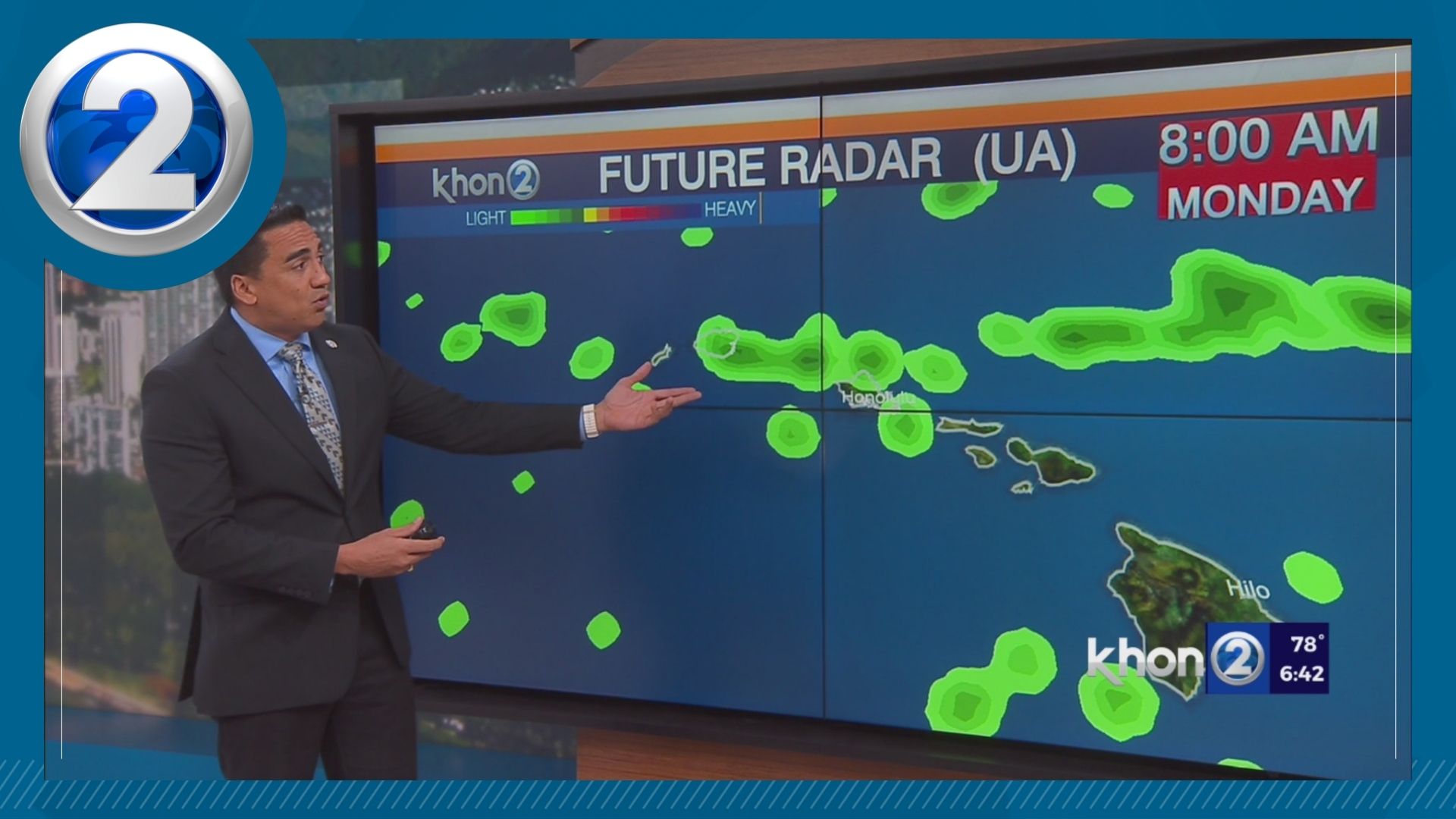 Weak cold front to increase shower chances for some areas – KHON2