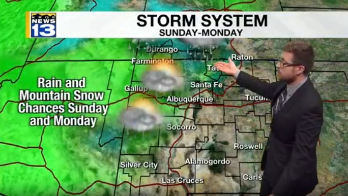 Storm System to bring return of rainfall to New Mexico, mountain snow ...