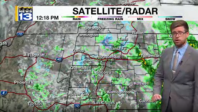 Rain, mountain snow continue to move through New Mexico – KRQE NEWS 13 ...