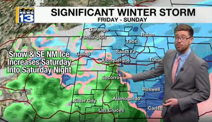 Winter Storm to bring heavy snow, rainfall and ice to New Mexico – KRQE ...