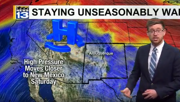 New Mexico trending unseasonably warm into the weekend – KRQE NEWS 13 ...