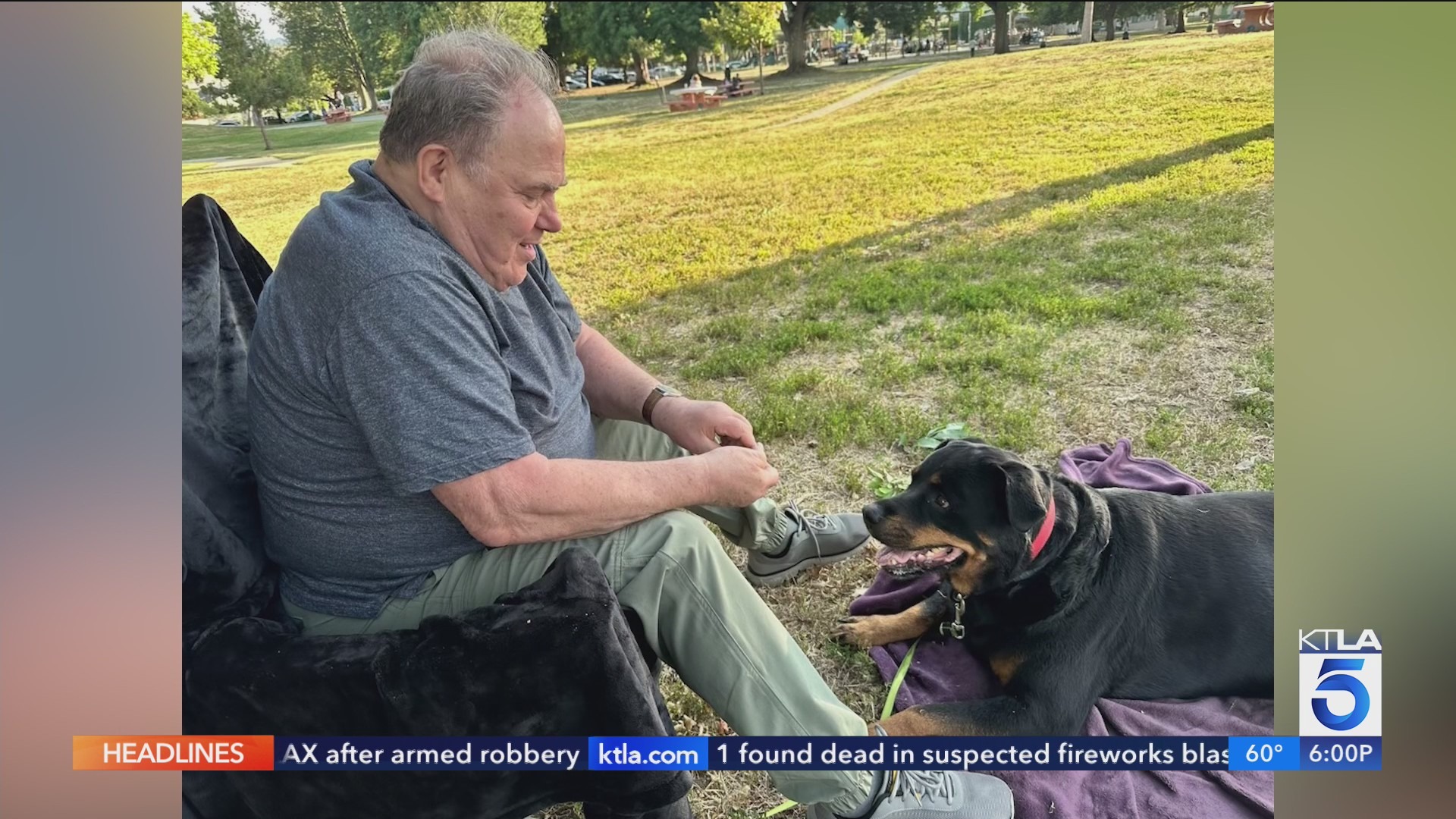 Elderly man and his dog killed by hit-and-run driver in L.A. – KTLA