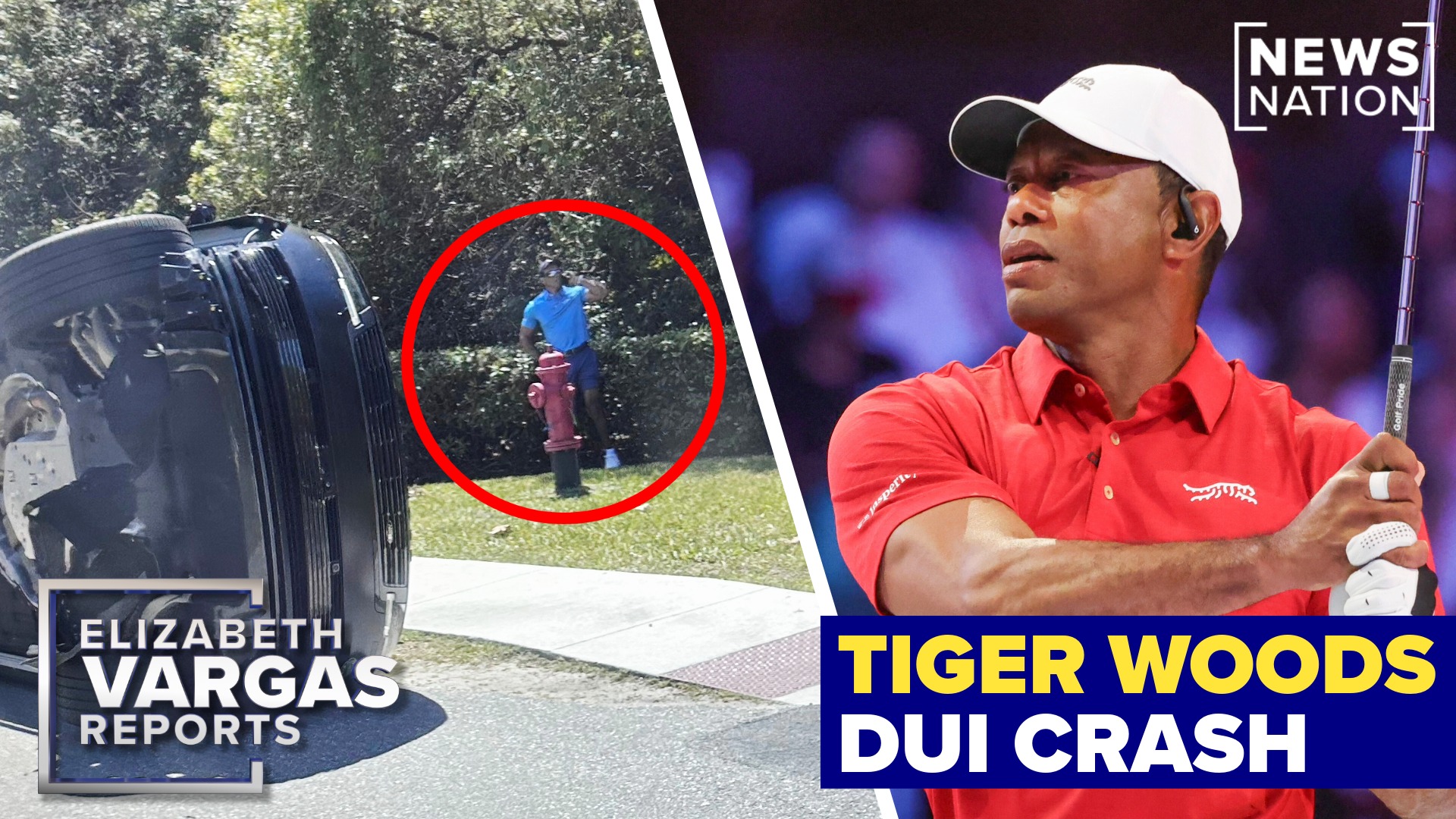 Tiger Woods charged with DUI in Florida after rollover crash ...