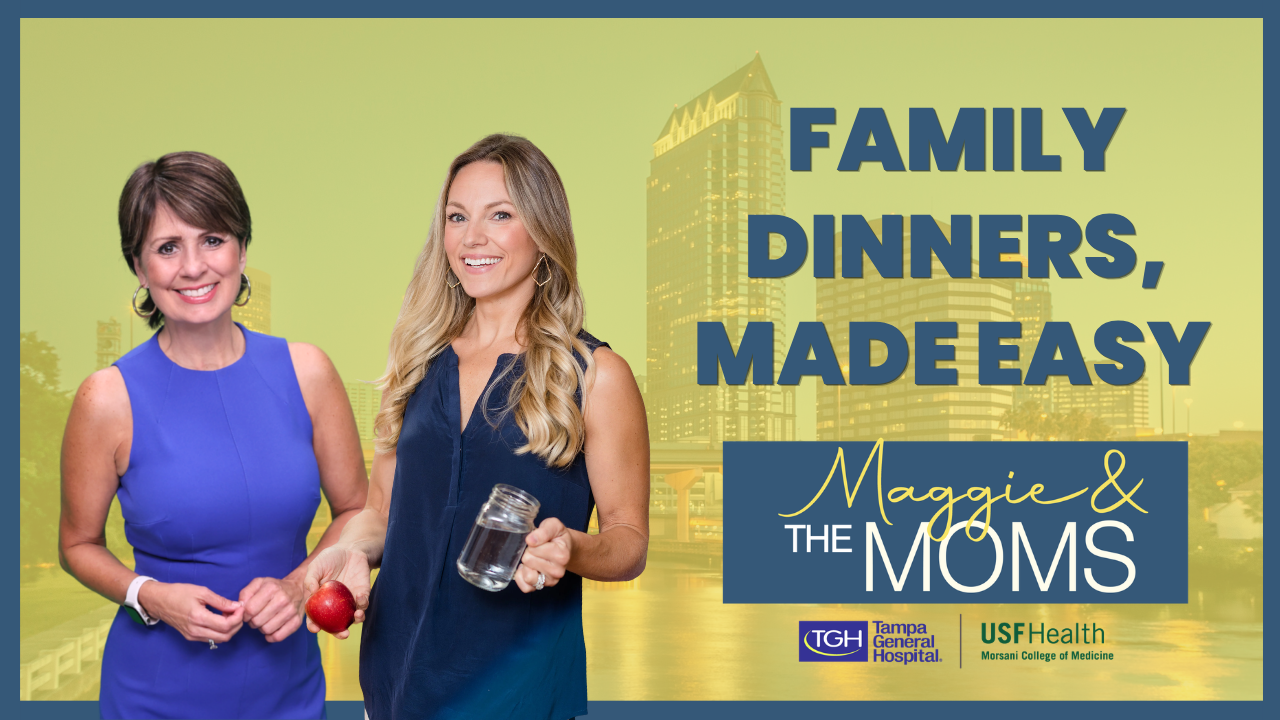 What's for dinner, Mom? No-stress meals | Maggie and the Moms episode artwork