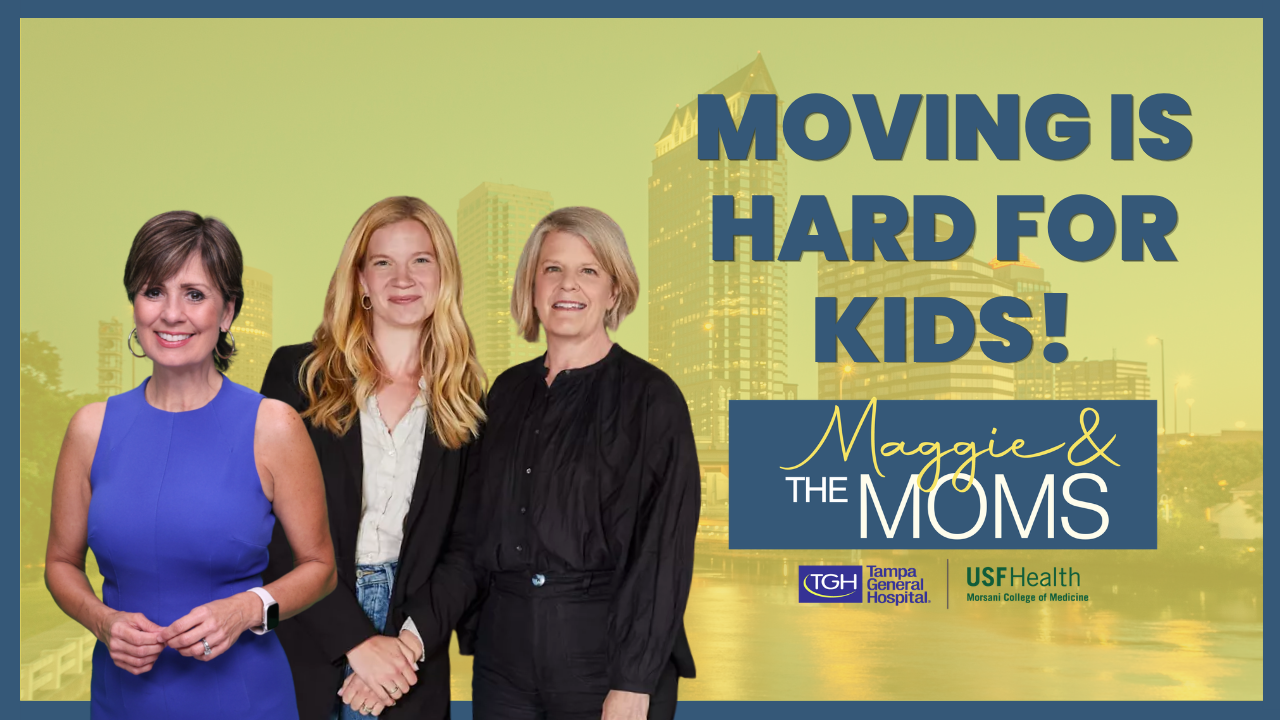 Helping kids to navigate moving | Maggie and the Moms episode artwork